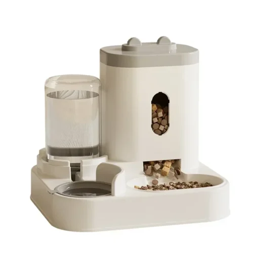 Water and Cat Food Automatic Dispenser