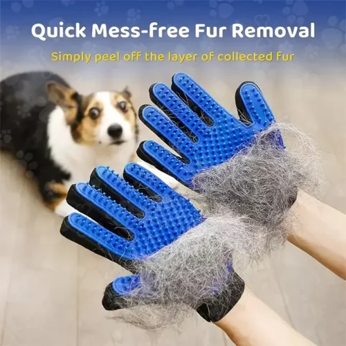 Pet Grooming Gloves For Dogs, Cats, Horses & Other Of Your Pets