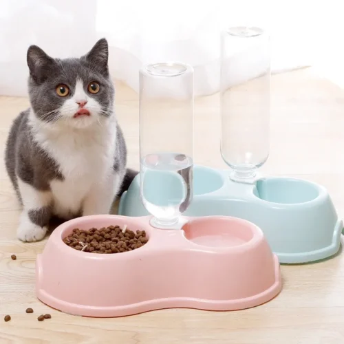 Automatic Feeder / Water Dispenser Dog & Cat Food Bowl